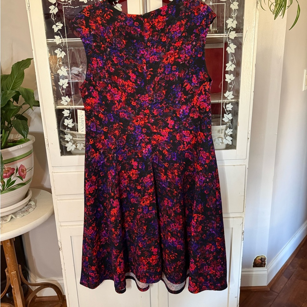 Sabrina Collective Vibrant Floral Party Dress